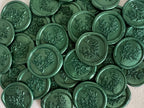 Green Wax Seal Stickers – Pre-Made Self-Adhesive Wax Seals
