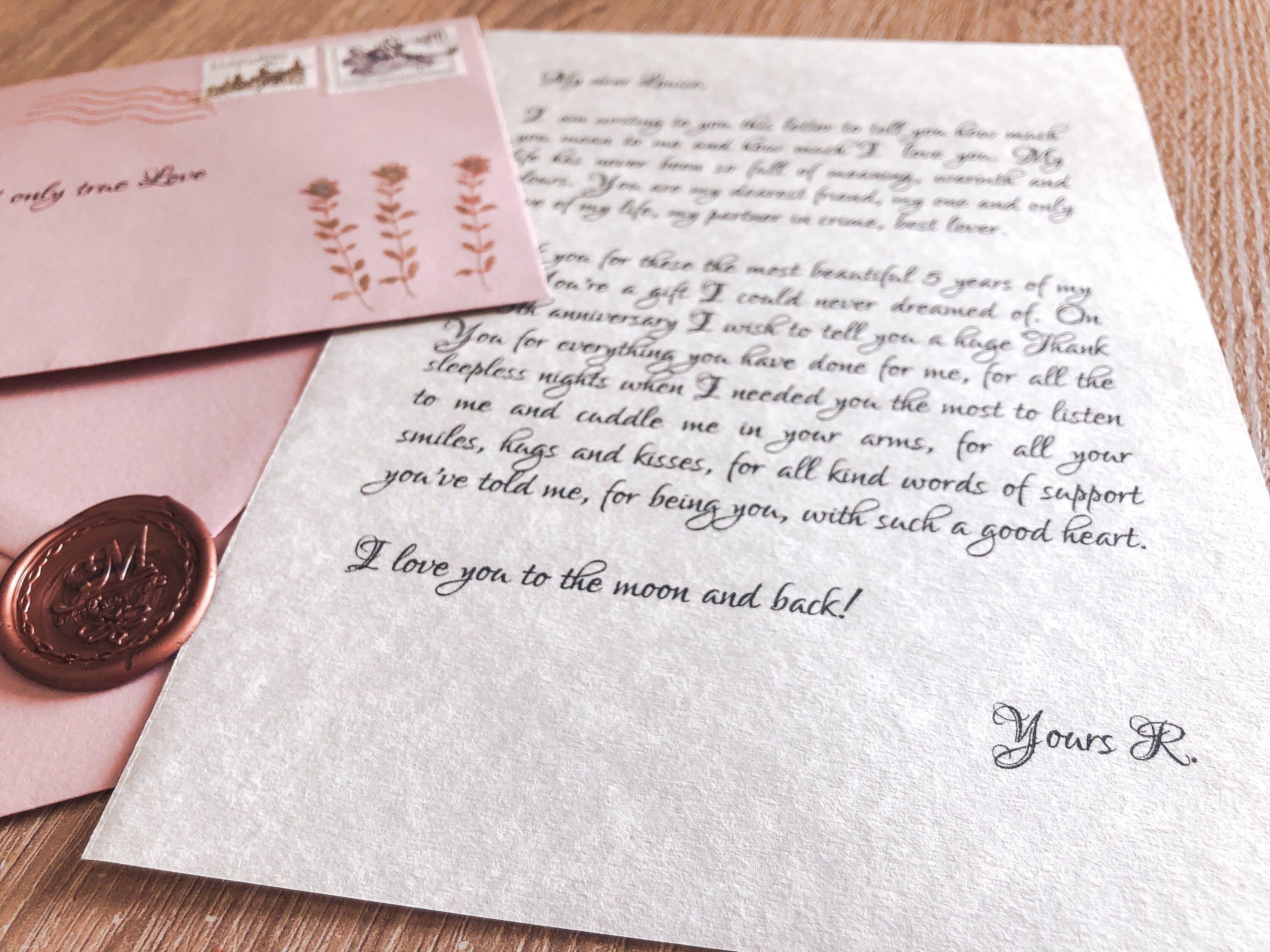 Bridgerton Inspired Love Letter: Handmade Regency Style Wax Sealed Letter